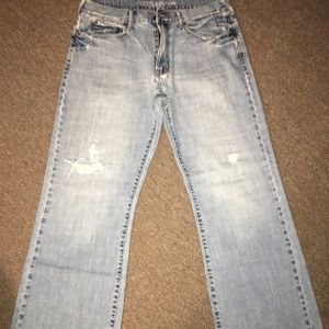 Men’s Guess light blue jeans(36x30)